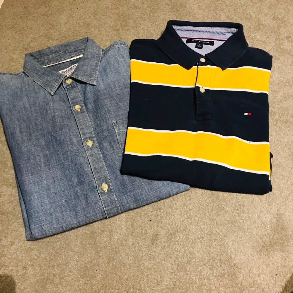 Bundle of blues Tommy and Pull and Bear